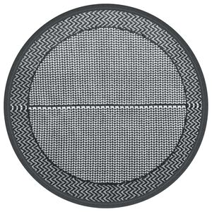 vidaXL Tapis d'ext&eacute;rieur ARAKIL gris &Oslash;160 cm PP
