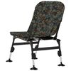 vidaXL Chaise de p&ecirc;che avec pieds &agrave; boue r&eacute;glables pliable camouflage