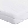 vidaXL Matelas Blanc 140 x 200 cm Tissu jacquard