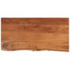 vidaXL Dessus de table 80x40x3,8 cm rectangulaire bois massif acacia