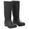 vidaXL Bottes de pluie noir taille 40 PVC