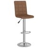 vidaXL Tabourets de bar lot de 2 marron tissu
