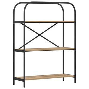 vidaXL &Eacute;tag&egrave;re 3 niveaux 80 x 30 x 109 cm Bois d'ing&eacute;nierie