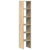 vidaXL Biblioth&egrave;ques 2 pcs empilable ch&ecirc;ne sonoma bois d'ing&eacute;nierie