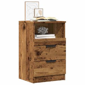 vidaXL Table de chevet vieux bois 40x36x65 cm bois d'ing&eacute;nierie