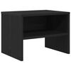 vidaXL Cabinet de chevet Ch&ecirc;ne noir 40 x 40 x 30 cm Bois d'ing&eacute;nierie