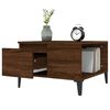 vidaXL Table basse chêne marron 55x55x36,5 cm bois d'ingénierie