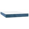 vidaXL Matelas &agrave; ressorts ensach&eacute;s 140 x 210 cm Bleu fonc&eacute;