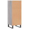 vidaXL Buffet sonoma gris 34,5x32,5x90 cm bois d'ingénierie