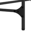 vidaXL Table console Ch&ecirc;ne noir 140 x 29 x 75 cm Bois d'ing&eacute;nierie