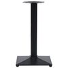 vidaXL Pied de table de bistro noir 41x41x72 cm fonte