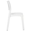 vidaXL Chaises de jardin lot de 2 Blanc Polypropylène