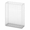 vidaXL Panier de gabion avec couvercle Fil galvanis&eacute; 100 x 80 x 30 cm