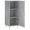 vidaXL Buffet Gris b&eacute;ton 34,5x34x90 cm Bois d'ing&eacute;nierie
