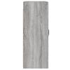 vidaXL Armoires murales 2 pcs sonoma gris bois d'ing&eacute;nierie