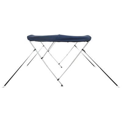 vidaXL Toit bimini à 3 arceaux parois en maille 183x(154-167)x137 cm