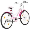 vidaXL Vélo pour enfants 24 pouces Rose et blanc