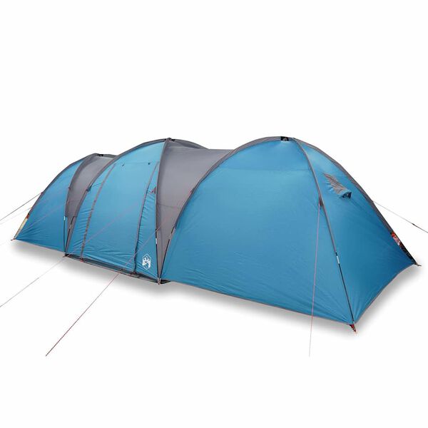 vidaXL Tente familiale à dôme 8 personnes bleu imperméable