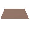 vidaXL Tissu de remplacement pour auvent Marron 4,5x3,5 m