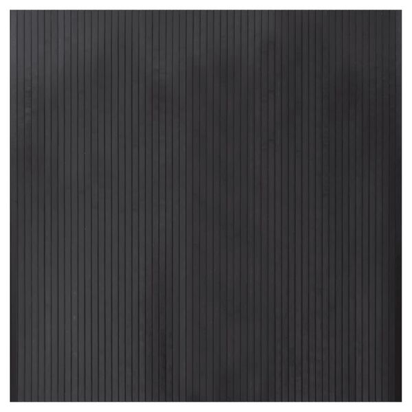 vidaXL Tapis rectangulaire gris 100x100 cm bambou