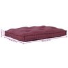 vidaXL Coussin de canap&eacute; Marron 120 x 80 x 12 cm tissu