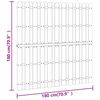 vidaXL Panneau de cl&ocirc;ture Bois de pin impr&eacute;gn&eacute; 180x180 cm