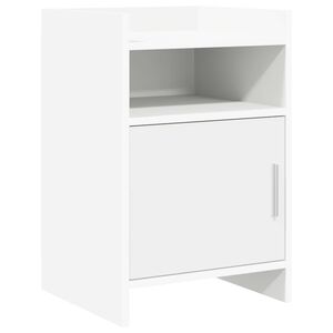 vidaXL Tables de chevet Blanc 40 x 36 x 60 cm Bois d'ing&eacute;nierie
