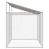 vidaXL Cage pour chien Argent 400 x 200 x 256 cm Acier galvanisé
