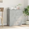 vidaXL Buffet gris b&eacute;ton 60x31x70 cm bois d'ing&eacute;nierie