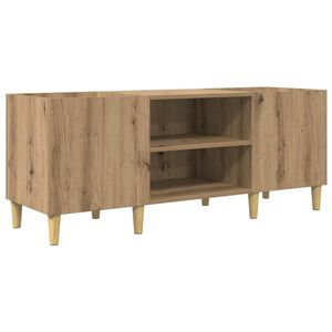 vidaXL Meuble &agrave; vinyles 121 x 38 x 48 cm Bois d'ing&eacute;nierie