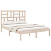 vidaXL Cadre de lit sans matelas bois massif 120x200 cm