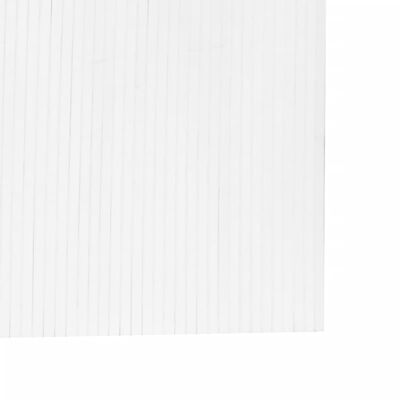 vidaXL Cloison de séparation blanc 165x400 cm bambou