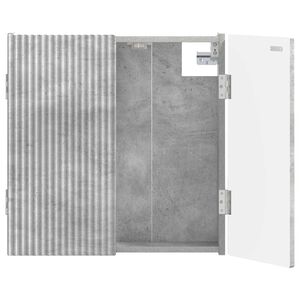 vidaXL Cabinet pour cible ARNHEM Gris b&eacute;ton 52,5 x 10,5 x 53,5 cm