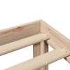 vidaXL Lit biblioth&egrave;que sans matelas 160x200 cm bois massif de pin