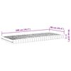 vidaXL Lit de jour et lit gigogne et matelas 90x200 cm bois pin massif