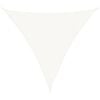 vidaXL Voile d'ombrage 160 g/m&sup2; Blanc 4x4x4 m PEHD