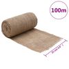 vidaXL Rouleau de jute 0,25x100 m 100 % jute 200 g/m²
