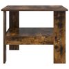 vidaXL Table basse Ch&ecirc;ne fum&eacute; 57 x 55 x 45 cm Bois d'ing&eacute;nierie