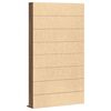 vidaXL Armoire &agrave; CD Ch&ecirc;ne marron 102x23x177,5 cm Bois d'ing&eacute;nierie