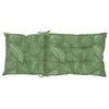 vidaXL Coussins de chaise de jardin &agrave; dossier haut lot de 4 tissu