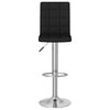 vidaXL Tabourets de bar lot de 2 noir tissu