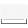 vidaXL Table basse Blanc 60x50x36,5 cm Bois d'ingénierie