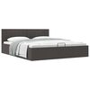 vidaXL Cadre de lit &agrave; rangement hydraulique sans matelas 160x200 cm