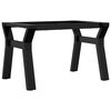 vidaXL Pieds de table basse cadre en Y 60x40x38 cm acier