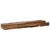 vidaXL Tiroirs de lit avec tiroir Bois ancien 200 x 36,5 x 16,5 cm