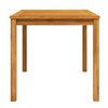 vidaXL Table de jardin 140x80x74 cm Bois d'acacia massif