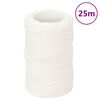 vidaXL Corde de bateau Blanc complet 2 mm 25 m Polypropyl&egrave;ne