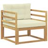 vidaXL Sofa de milieu ext&eacute;rieur Polyester Blanc