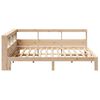 vidaXL Lit biblioth&egrave;que sans matelas 140x190 cm bois de pin massif
