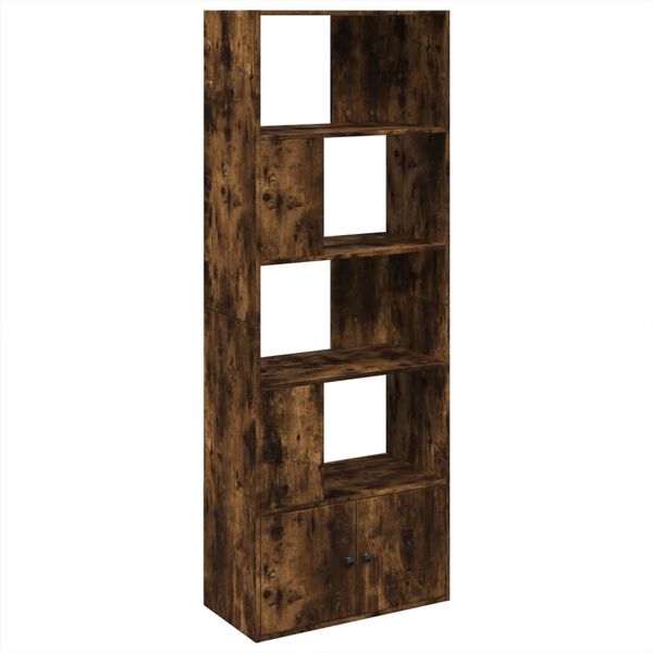 vidaXL Biblioth&egrave;que ch&ecirc;ne fum&eacute; 70x36x189 cm bois d'ing&eacute;nierie